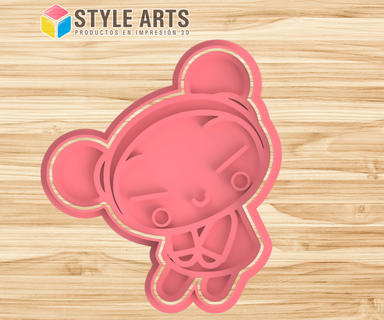 pucca cookie dough cutter - cookies 3d print model - Mito3D