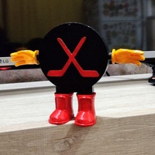 puck hockey toy story game 3d print model - Mito3D