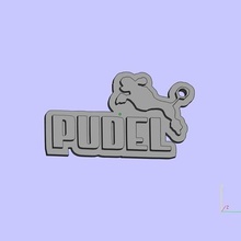 pudel keychain jewelry keychains 3d print model - Mito3D