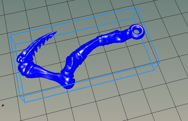 pudge - dragonclaw hook keychain Game toy game 3D print model - Mito3D