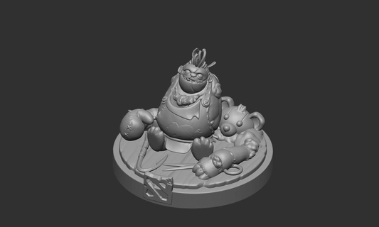 Pudge Persona dota2 Spielzeug Metzger Highpoly Kunst 3d print model - Mito3D