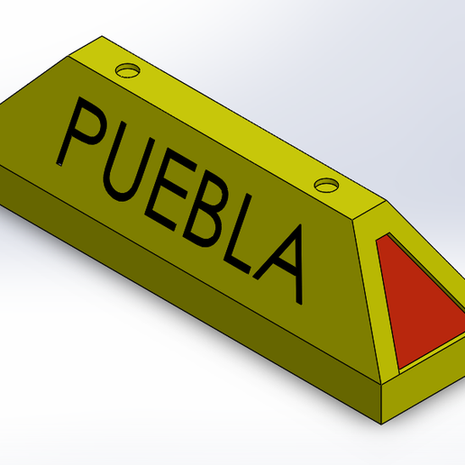 puebla cycleway 3D print model - Mito3D
