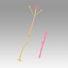 puella magi madoka magica kaname arco freccia fiore puntello oggetti scena replica cosplay passatempo Fai 3d print model - Mito3D