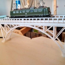 Puente efecto ferro parà maqueta escala architettura ibertren tren scala renfe adif stazione ponte 3d print model - Mito3D