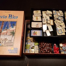 puerto rico Brettspiel-insert-organizer Spiel board 3d print model - Mito3D