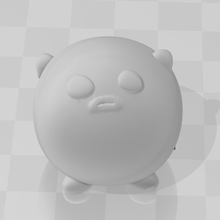 pufferball 3d monster model game clay sculpted toy art mini figure 3d print model - Mito3D