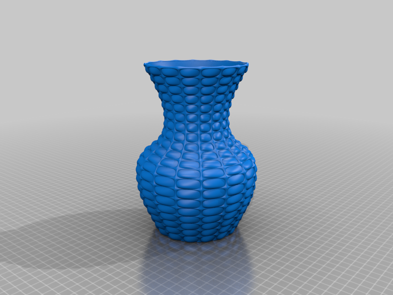 puffpipe1 Schüssel Container Vase Dekor Dekoration Deko Zuhause Haus 3D print model - Mito3D
