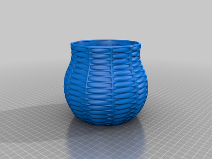 puffpipe2 çanak konteyner vazo dekor dekorasyon deko ev 3d print model - Mito3D