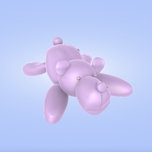 gonfio orso 3D print model - Mito3D