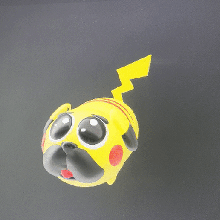 pugachu Mops Pikachu Tier Spielzeug niedlich Pokémon Süss Kinder Spaß Karikatur Baby klein Hund Cosplay 3d print model - Mito3D