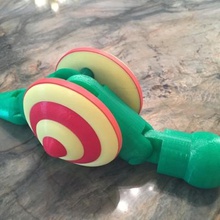 pull toy snail game 3d print model - Mito3D