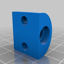 pulley mount m5 2020 3d_printer_parts 3d print model - Mito3D
