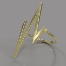 pulse ring jewelry jewel beat heart 3d print model - Mito3D