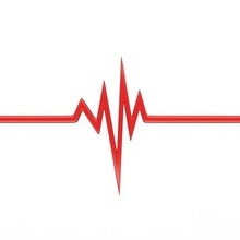 impulso simbolo attrezzo cuore icona forma geometria geometrico cartone animato rosso battere battito clinico test medico virus 3d print model - Mito3D