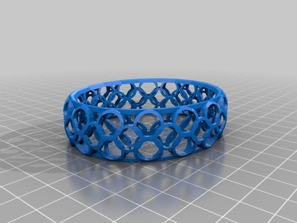 pulsera fina personalizado pulseiras 3d print model - Mito3D