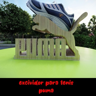 puma tenis estante Zapatos red ender marca apoyo equividor hogar casa negocio 3d print model - Mito3D