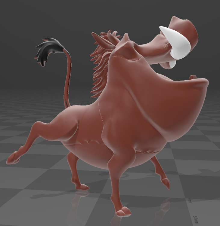 pumba león Rey simba timón disney 3D print model - Mito3D