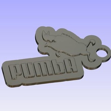 pumba keychain jewelry keychains 3d print model - Mito3D