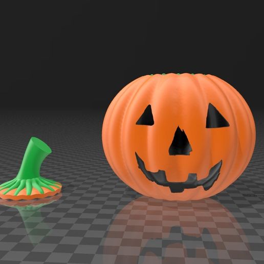 citrouille Halloween deko Jeu jouet 3D print model - Mito3D