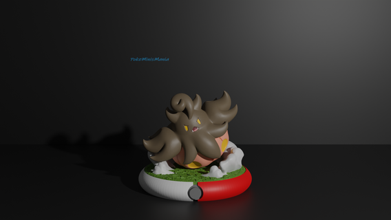 Pumpkaboo önceden desteklenen 3d Yazdır model oyun gurbetçi pokemon cadılar bayramı korkutucu hayalet çimen pokedex pokeball kül Pikaçu Eevee karanlık gölge kalpsiz krallık kalpler 3d print model - Mito3D