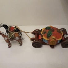 Pumpki carrinho abóbora transporte Bruxas casa Páscoa festival fantástico desenho animado brinquedo brinquedos cavalo arte Hayvan plantar Saki lenda 3d print model - Mito3D
