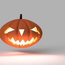 pumpkin gadget halloween 3d print model - Mito3D