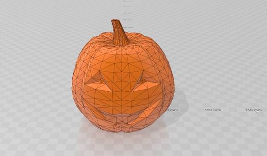pumpkin decoration 3d print model - Mito3D