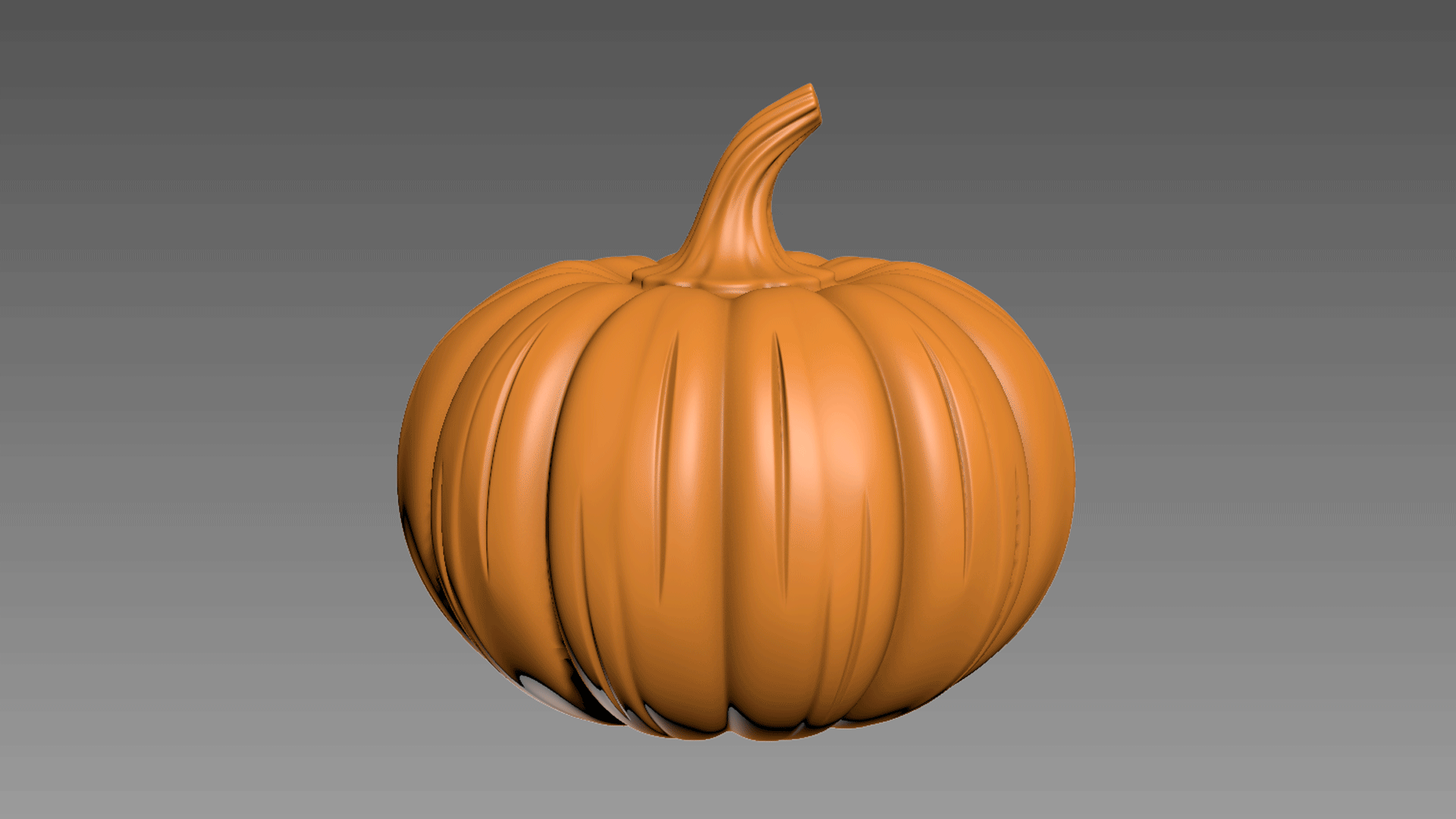 pumpkin vegetables 3dprint 3D print model - Mito3D