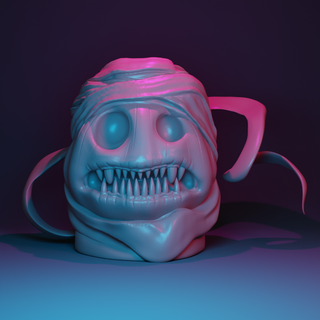 zucca Halloween spaventoso fantasma arabo 3d print model - Mito3D