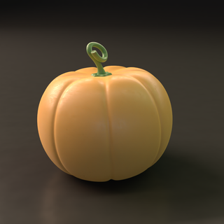 citrouille Halloween mignonne 3d print model - Mito3D