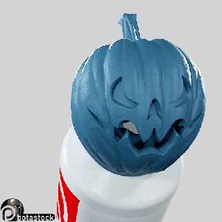 pumpkin - toothpaste cup 04 gift halloween jack cap dispenser holiday mood vibe atmosphere party attribution decoration interior house art health teeth tooth gadgets 3d print model - Mito3D
