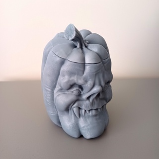 citrouille 02 art Halloween décoration jouet créature monstre ornement sculpture sculpter modèle zbrush 3d print model - Mito3D