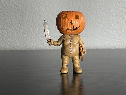 zucca ragazzo coltello jackolantern Halloween spaventoso intagliare 3d print model - Mito3D