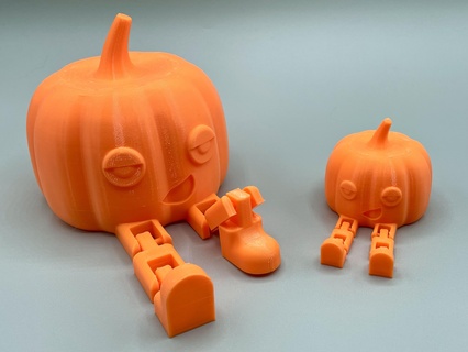 pumpkin buddy mysticmesh3d halloween 3d print model - Mito3D