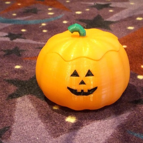pumpkin candy dish home containers jackolantern jack-o-lantern halloween bowl 3D print model - Mito3D