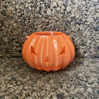 pumpkin candy jar halloween dispense creepy celebration home decoration 3d print model - Mito3D