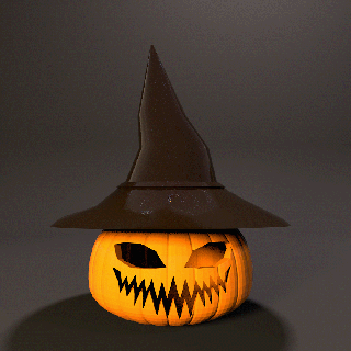 Kürbis Süßigkeiten Topf Halloween Grusel böse Hexe verfolgt Skelett Halloweenxcults halloweenxcultsplanter Hexerei unheimlich Geist 3d print model - Mito3D