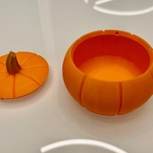 pumpkin container art halloween vessel aki3dca 3d print model - Mito3D