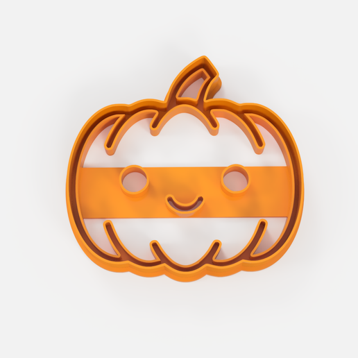 zucca biscotto taglierina Halloween attrezzo 3D print model - Mito3D