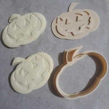 pumpkin cookie cutter various halloween 3d print model - Mito3D