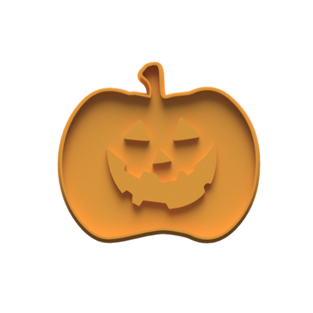 pumpkin cutter - halloween Home cookie cutting marker cookies 3D print model - Mito3D