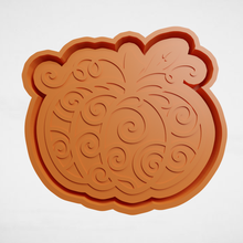 pumpkin details silicone mold 3d print model - Mito3D