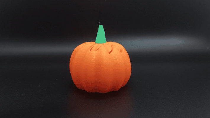 zucca agitarsi anti stress halloween gioco giocattolo arancia spaventoso freddo 3d print model - Mito3D