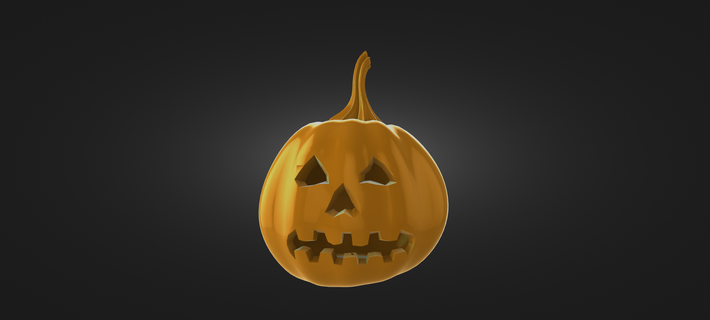 pumpkin figurine face accessories decoration halloween 3d print model - Mito3D