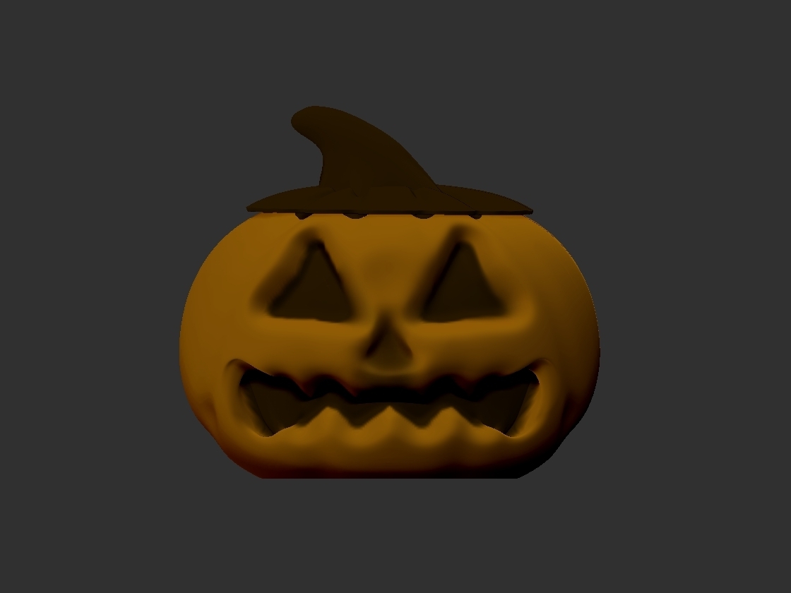 pumpkin halloween 3D print model - Mito3D