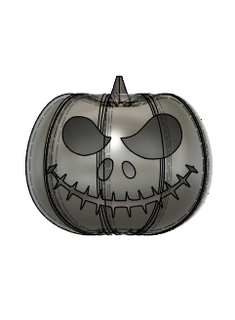 pumpkin halloween pumpkin halloween ornament  3d print model - Mito3D