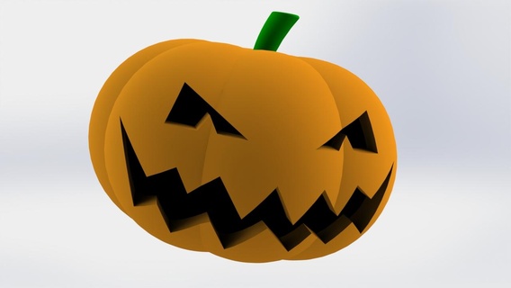 pumpkin halloween game 3d print model - Mito3D