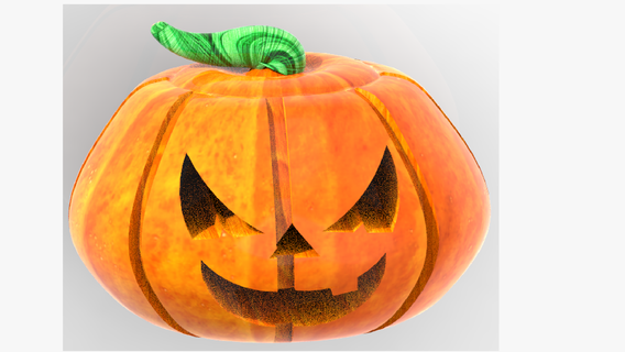 pumpkin halloween song makeup decorations pump Home 3d print model - Mito3D