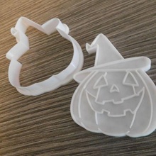 pumpkin hat cookie cutter halloween cutters withch 3d print model - Mito3D