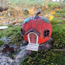 pumpkin hut art fairy building structure halloween autumn light 3d print model - Mito3D